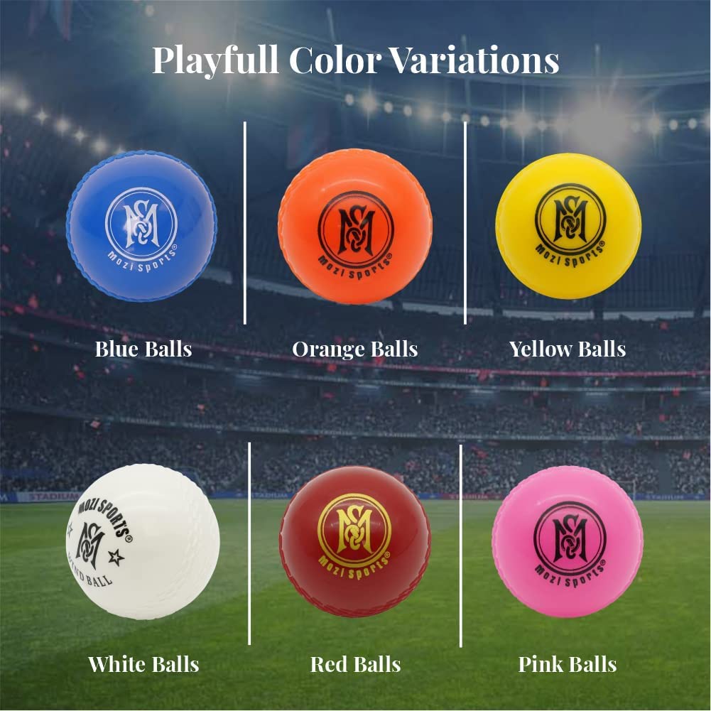 MARIB Wind Cricket Balls - Indoor & Outdoor Soft Training Cricket Ball for Coaching Practice