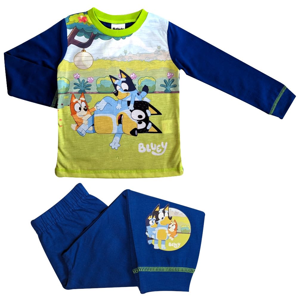 BlueyBoys Pyjamas - Long Sleeve - Age 18 Months to 5 Years