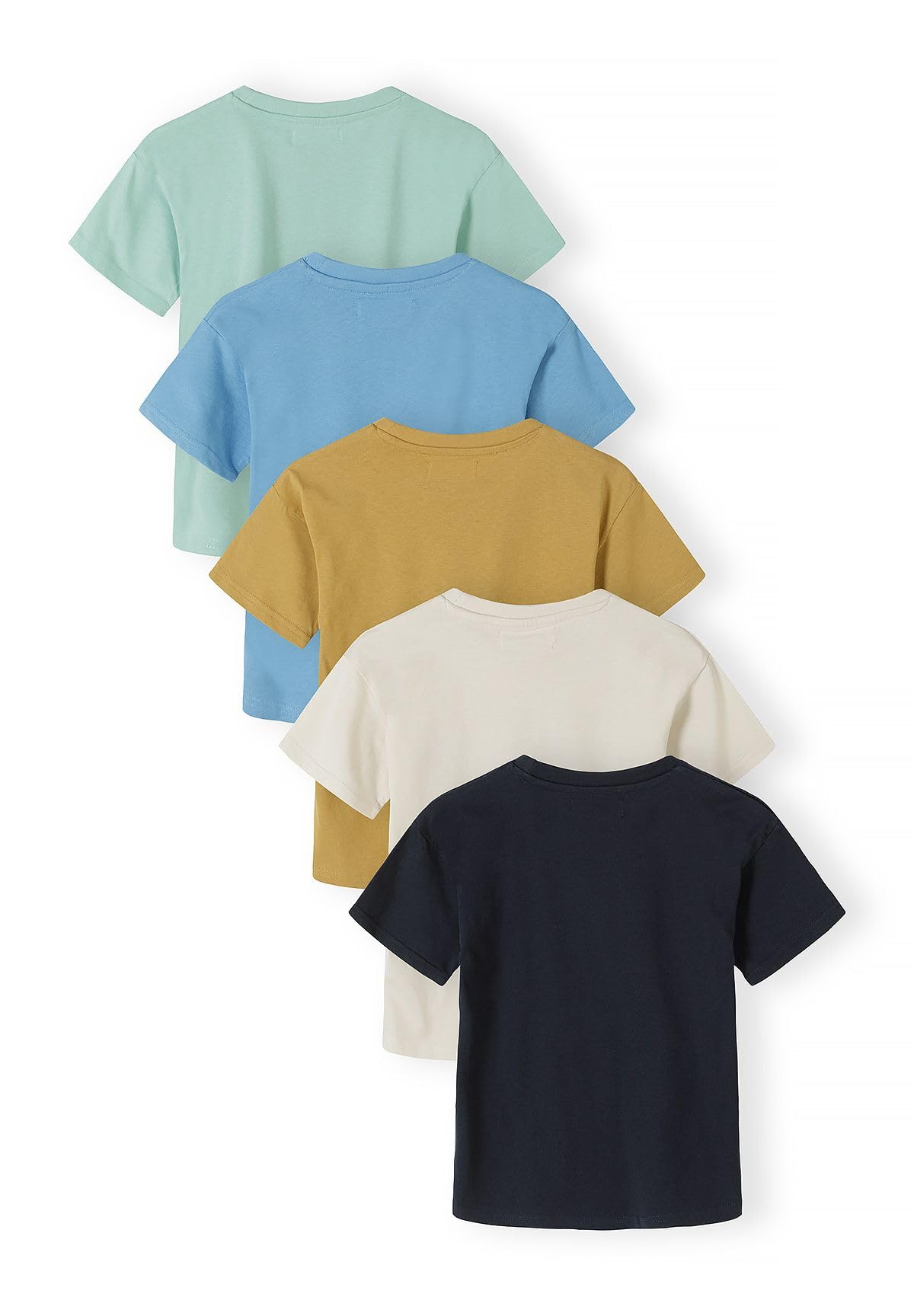 Minoti Jungen T-Shirt 5er Pack 100% Baumwolle Kinder T-Shirts Set