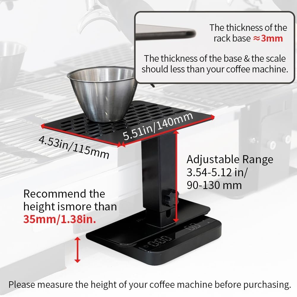 Snapklik.com : Watchget Coffee Weighing Rack Electronic Scale Rack ...