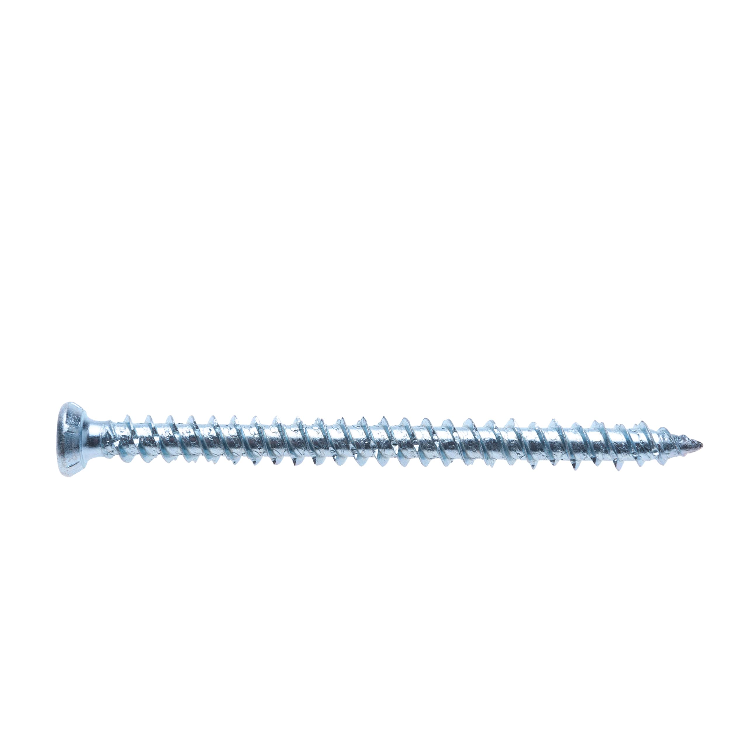 Betonrahmen Schrauben Torx-Kopf Tx30 und Selbstschneidendes Gewinde aus Gehärtetem Stahl Verzinkt (100er-Pack) Größe 7.5mm x 132 mm