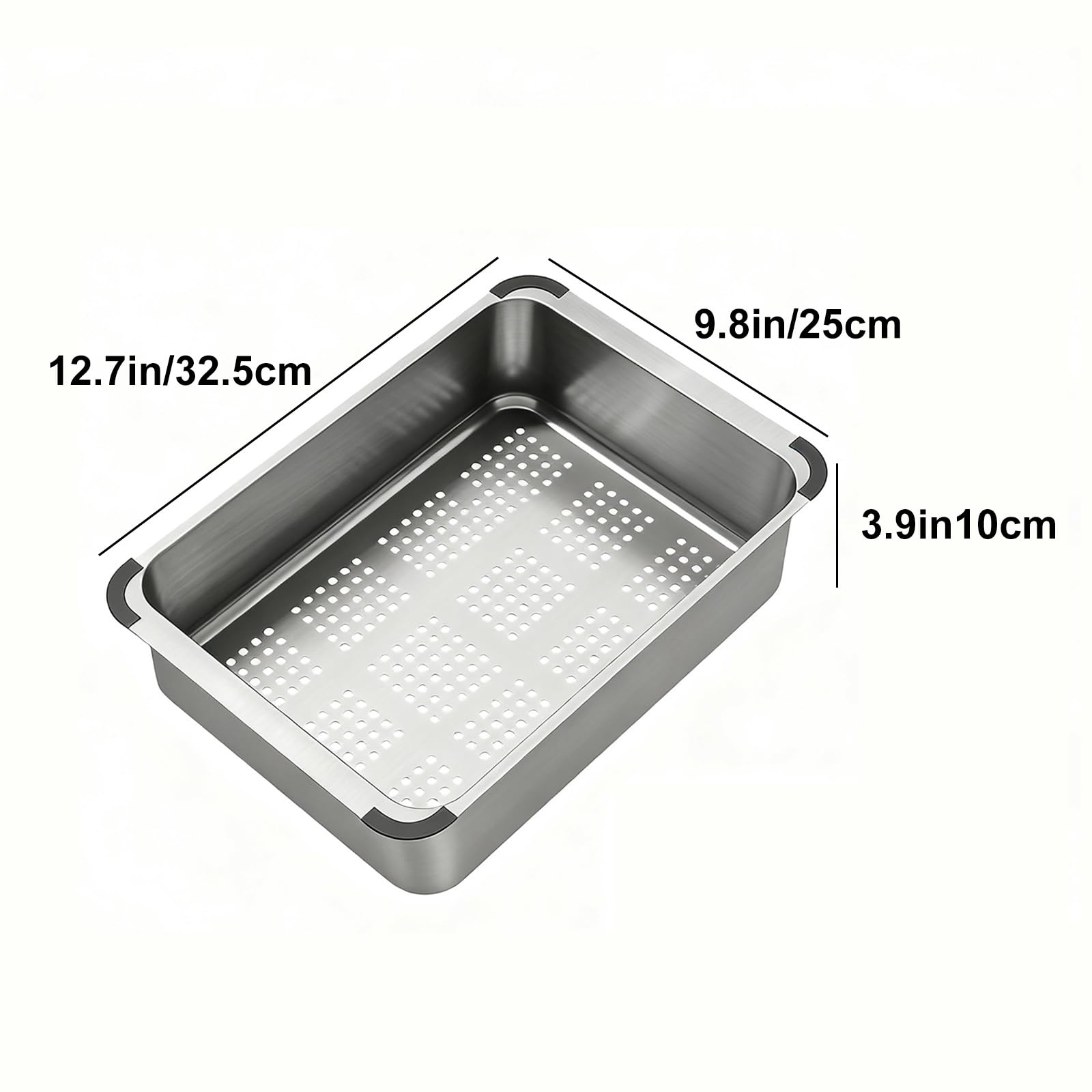 Escurreplatos de acero inoxidable que ahorra espacio, para platos, cuencos, frutas, veterinarios y diseño Ele, ideal para uso doméstico y restaurante
