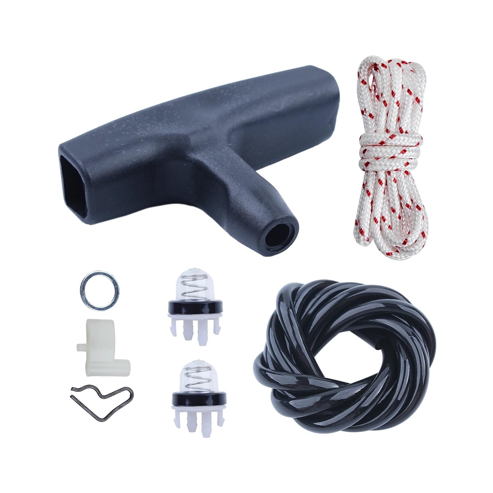Kit de trinquete de Agarre de Mango de Arranque de Retroceso Apto for Piezas de Repuesto de Manguera de Combustible de Bombilla de imprimación Ts410 Ts420 Accesorios