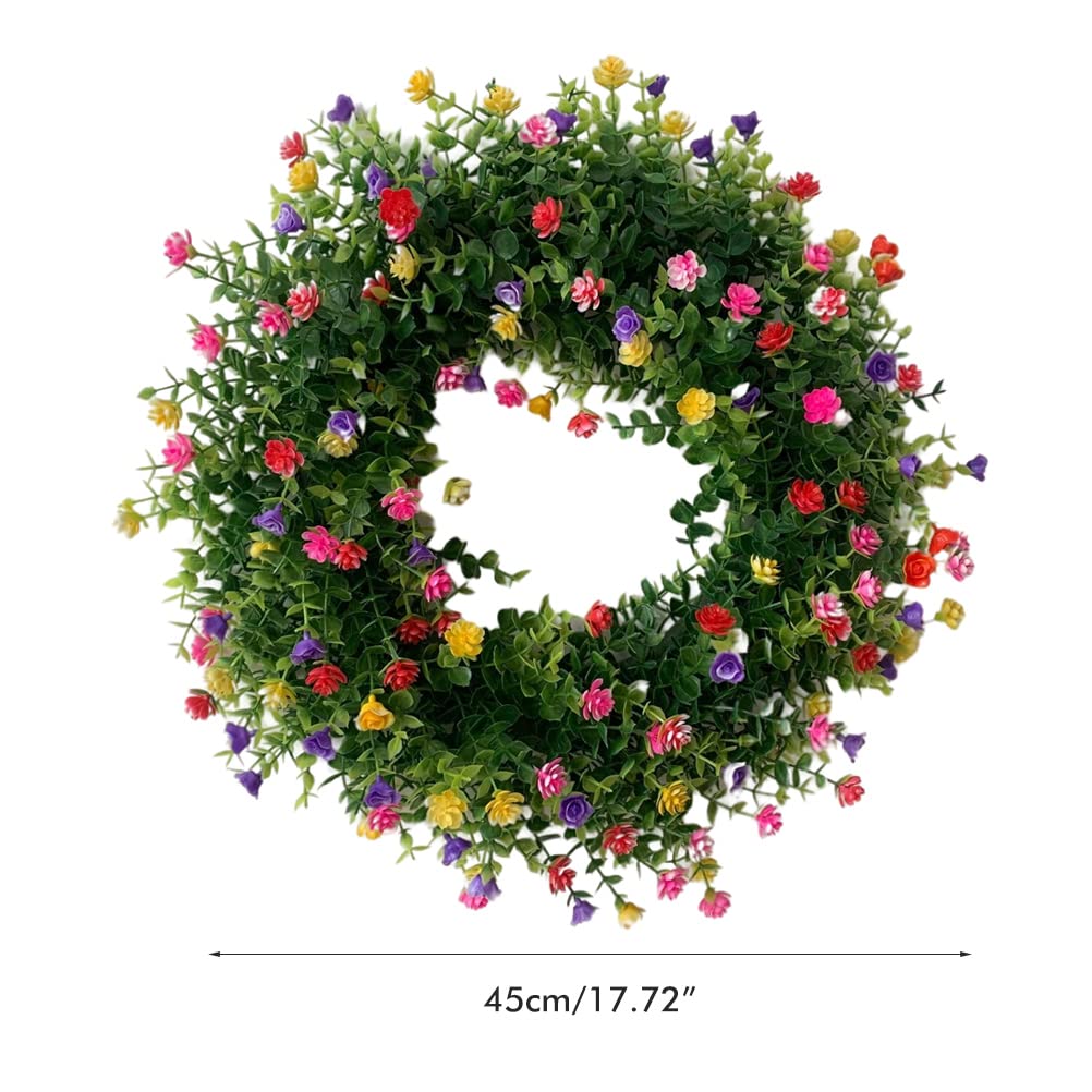 Kunstmatige zonnebloem honingbij voordeur krans