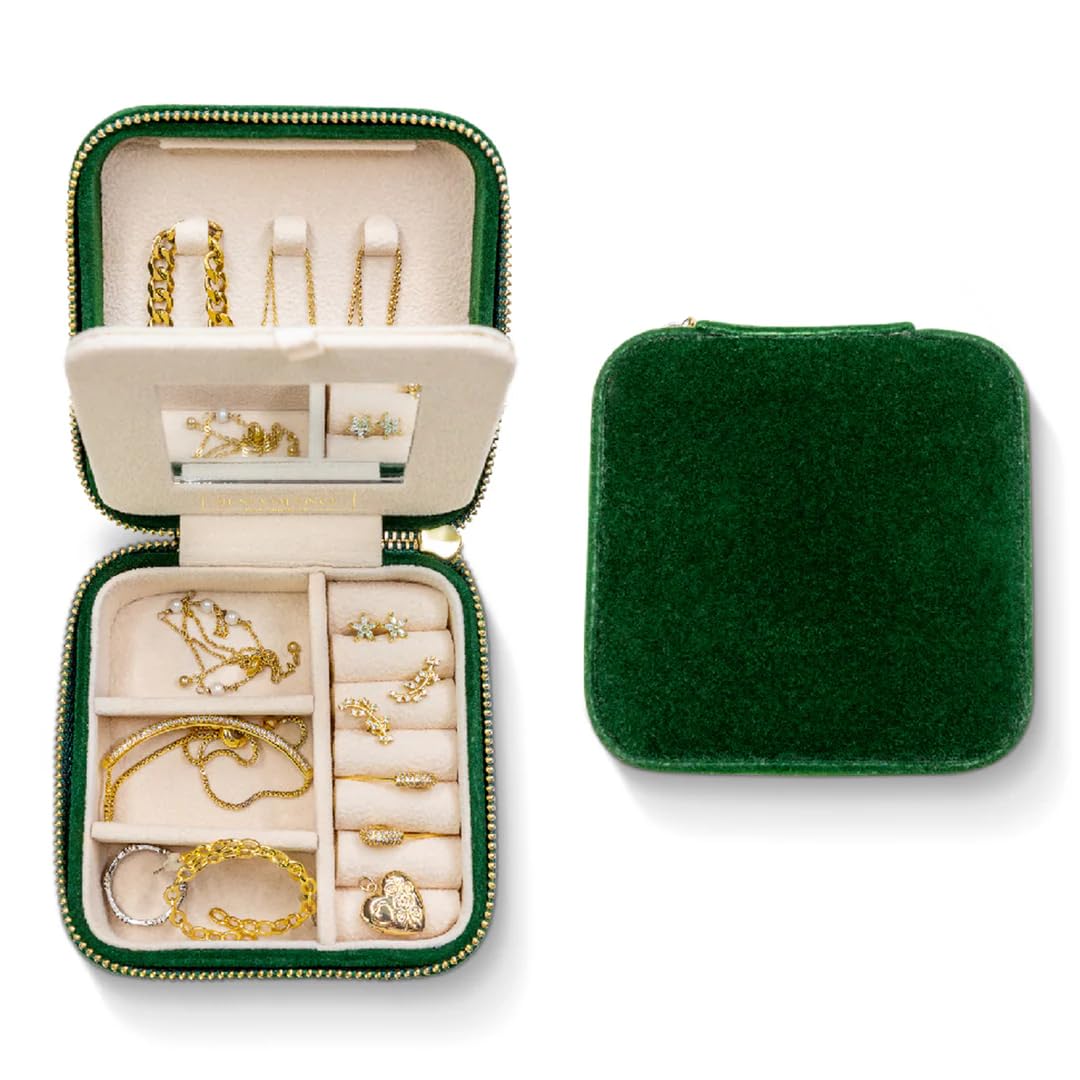 benevolence la velvet travel jewellery box organiser