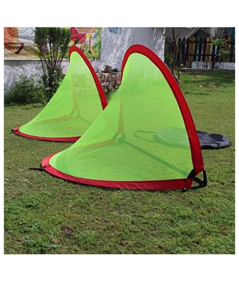 Layan Sports Portable Pop Up Soccer Goal Portable Soccer Goals with Carry Bag | Long Lasting Durable Frame* (Medium)