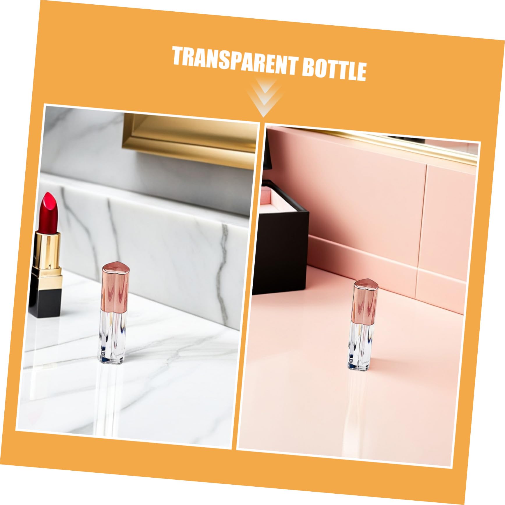 4 Sätze Transparente Lip Gloss Tuben Leere Lippenstiftbehälter Mit Für Diy Make Up Für Lippenbalsam Und Lip Gloss Praktisch Und 4 Stück * 4