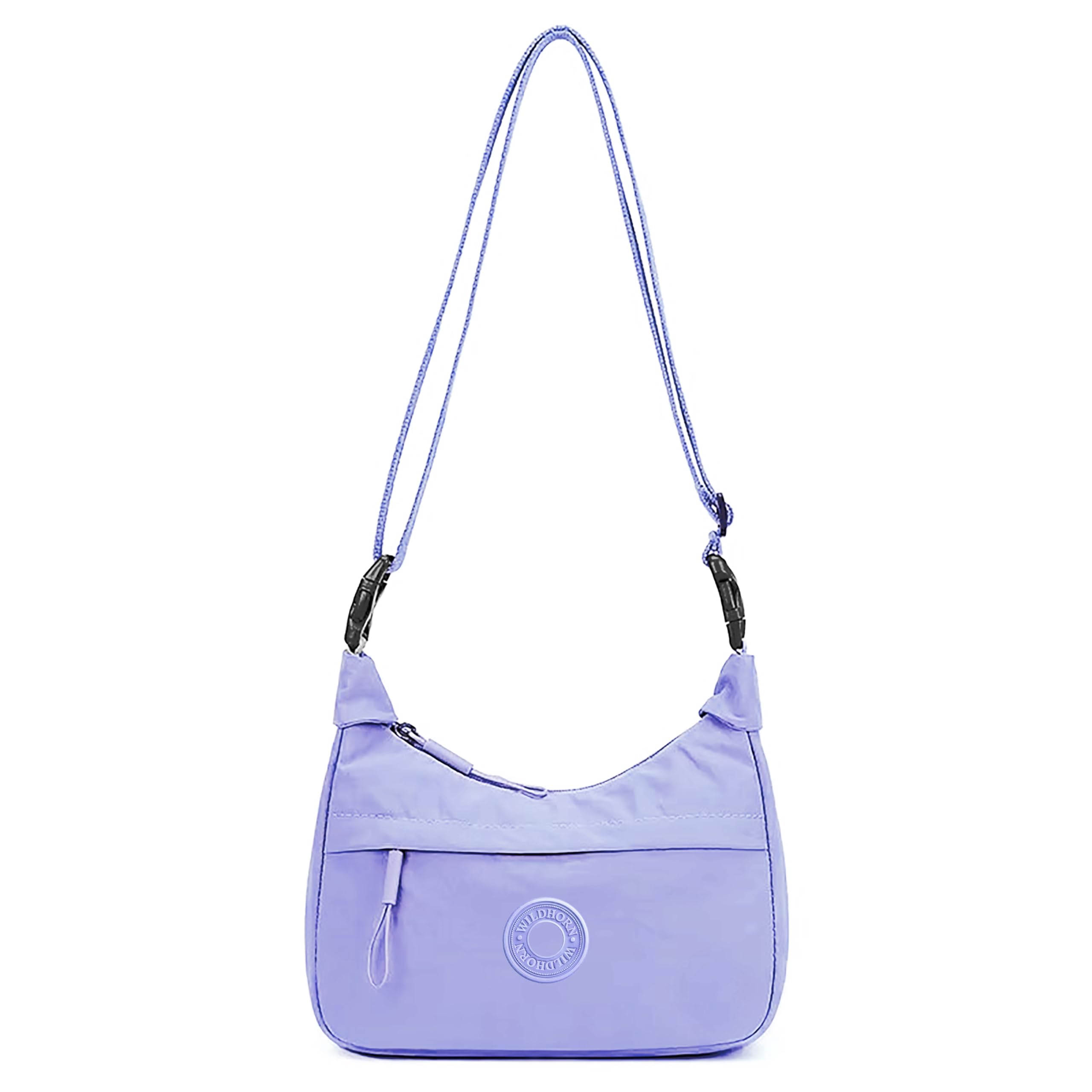 WildHorn Nylon Crossbody Bag for Women | Lightweight Adjustable Shoulder Sling Bag | Multi Pocket Casual Travel Handbag | Ethically Crafted