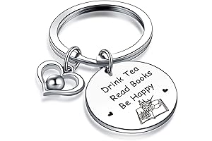 Literary AF Keychain for Book Lovers