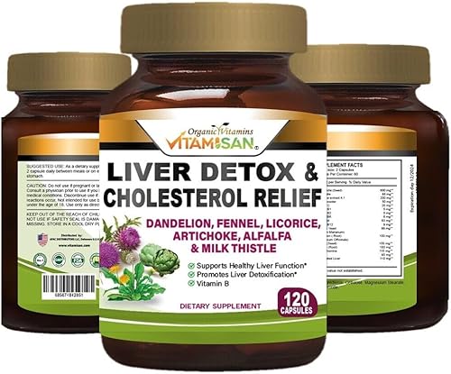 Cápsulas De Mariano para Desintoxicar Y Regenerar El Hígado - Suplemento - 120 Cápsulas