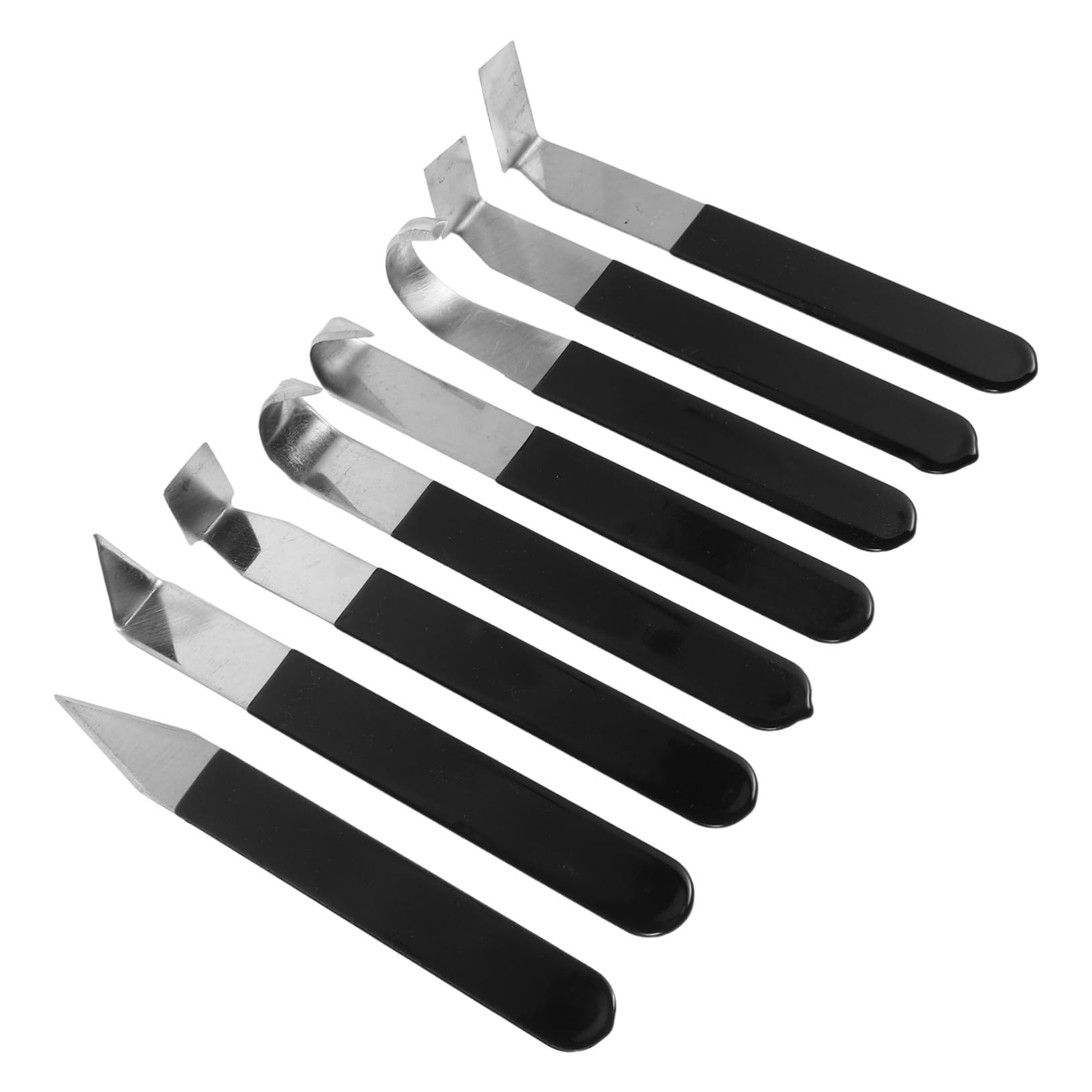 STOBAZA 8piezas Cuchillo para Recortar Embriones de Arcilla Herramienta de Esculpir Acero Inoxidable para Manualidades Tallar y Moldear Arcilla para Modelismo