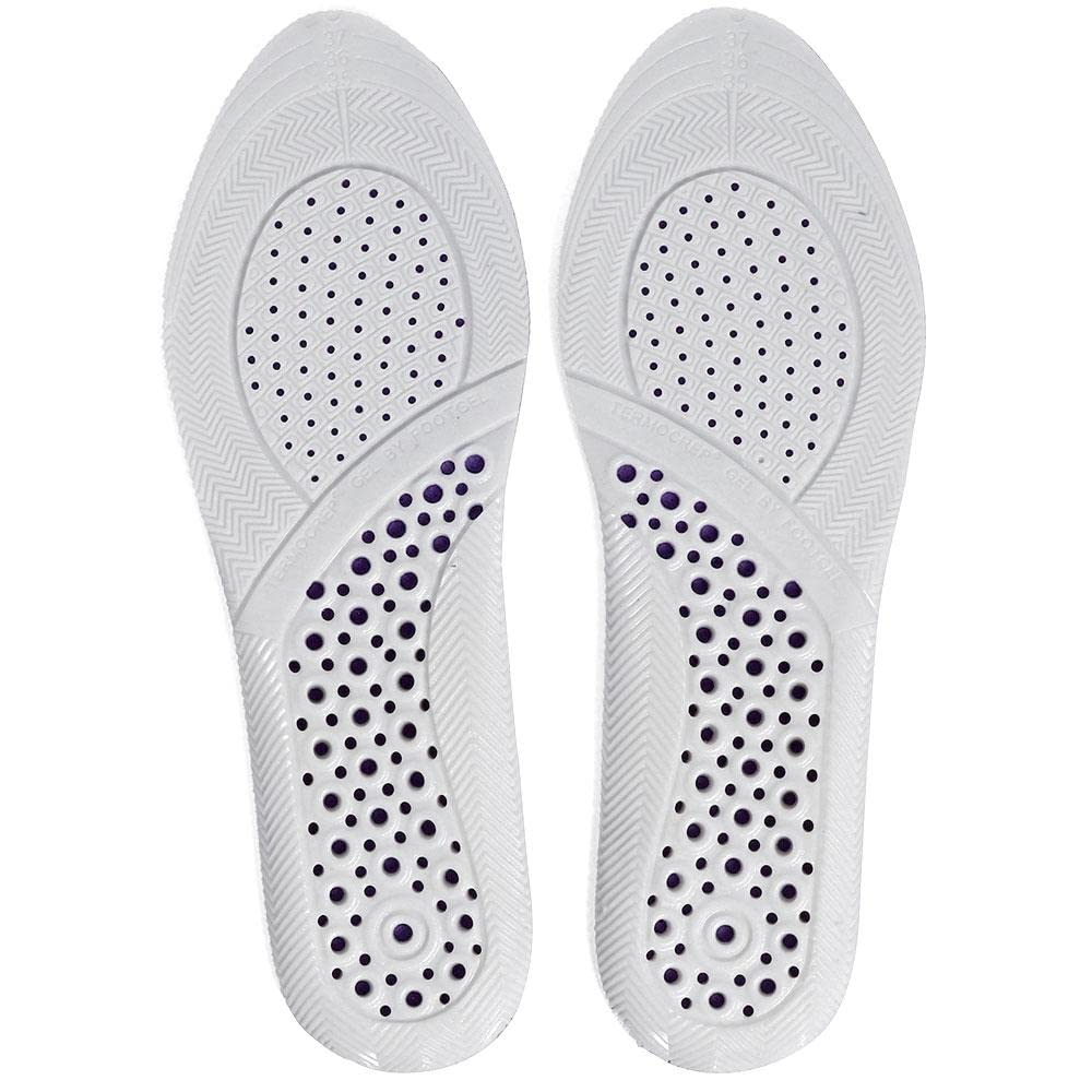 Semelle Tennis Homme/Femme | Semelles Gel Sport Respirantes, Confortables | Stabilisatrices, Préviennent les Blessures, Douleurs aux Pieds, Genoux et Lombaires | Pointures 35 à 38