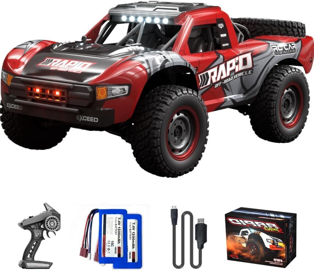 ラジコンカー 40km/h 35CM 四輪駆動 ラジコン オフロード 高速車 赤