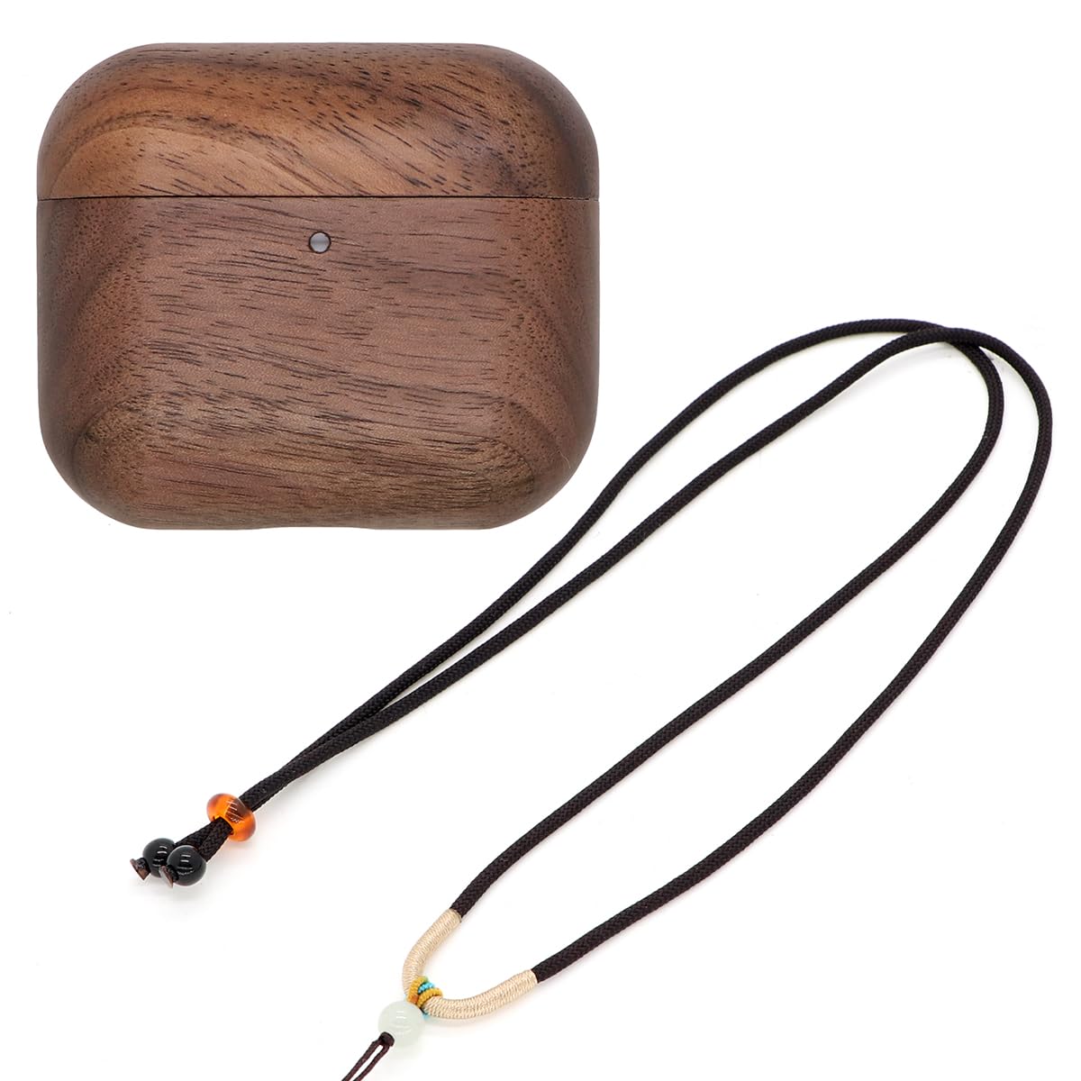 Amazon | CaseGuider AirPods 4用ケース 2024年新型 ナチュラルウッド