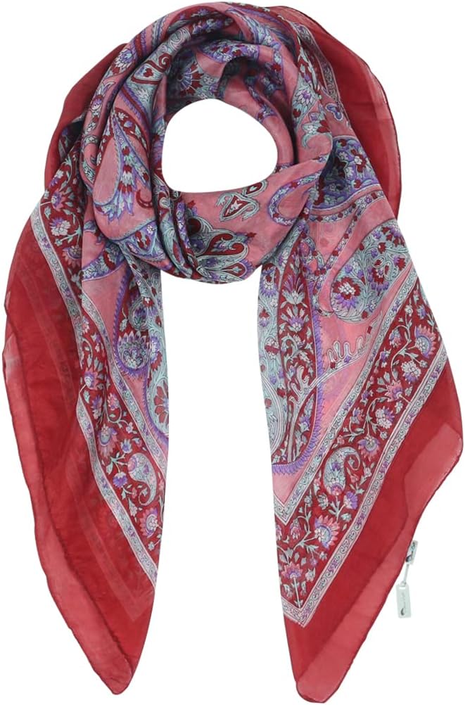 Cashmere Craft100% Silk Pink Printed scarf CCSILK562