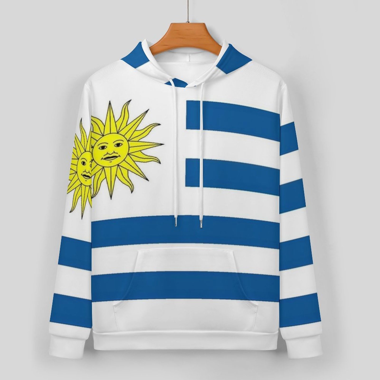 Tuta Da Ginnastica Da Donna Set Completo Da Salotto 2 Pezzi Tute Da Ginnastica Da Uomo Bandiera Della Repubblica Dell'Uruguay Manica Lunga Abbigliamento Sportivo Unisex Moda Casual