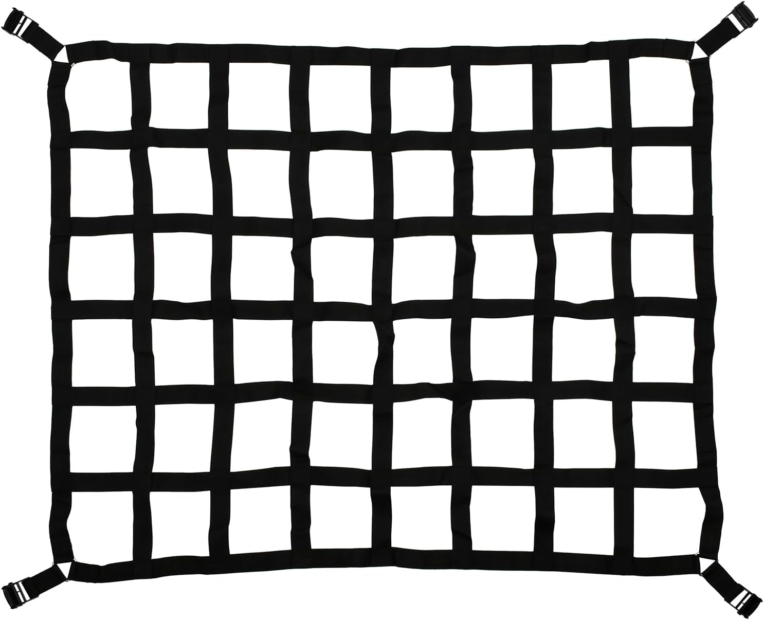 Heavy Duty 42" x 50" Truck Bed Cargo Net with Adjustable Cam Buckles & S-Hooks,3.5' x 4.17' Cargo Net with 1100LBS Capacity for Pickup Truck Bed Trailer SUV Jeeps