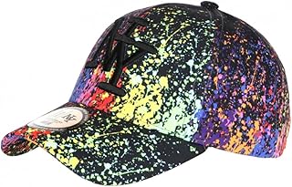 NY - Gorra para niños, color amarillo y negro, diseño de Cosmos Galaxy Béisbol, de 6 a 11 años, talla única, color: amarillo, niño