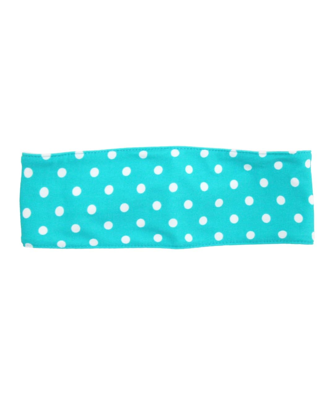 rufflebutts little girls aqua polka dot swimwear headband 2t8