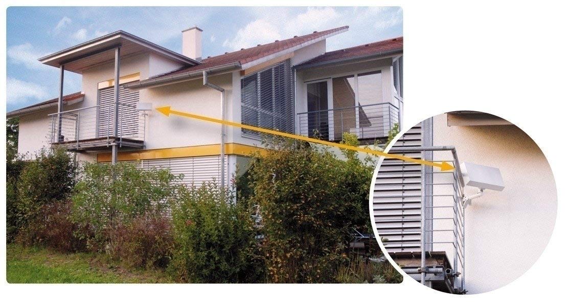 Selfsat H30D2+ - Antenna piatta con 2 partecipanti TV SAT + passacavo per finestra + cavo Full HD 4K
