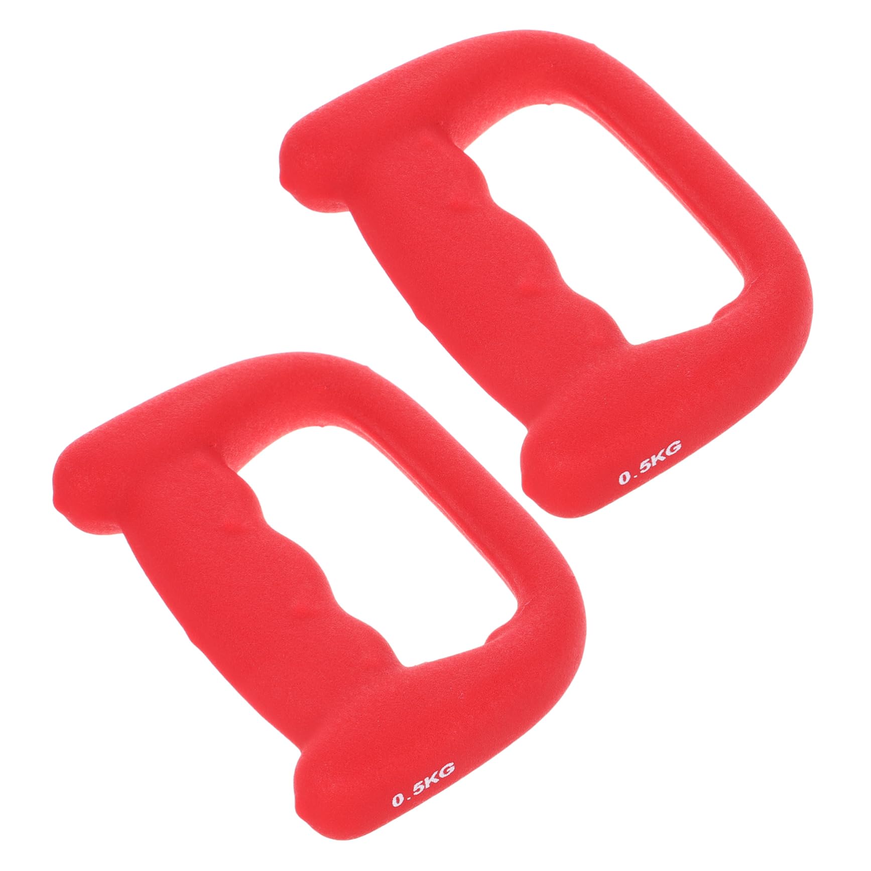 Manubri da Boxe Rossi d 0, 5kg, 2 Pezzi in Plastica
