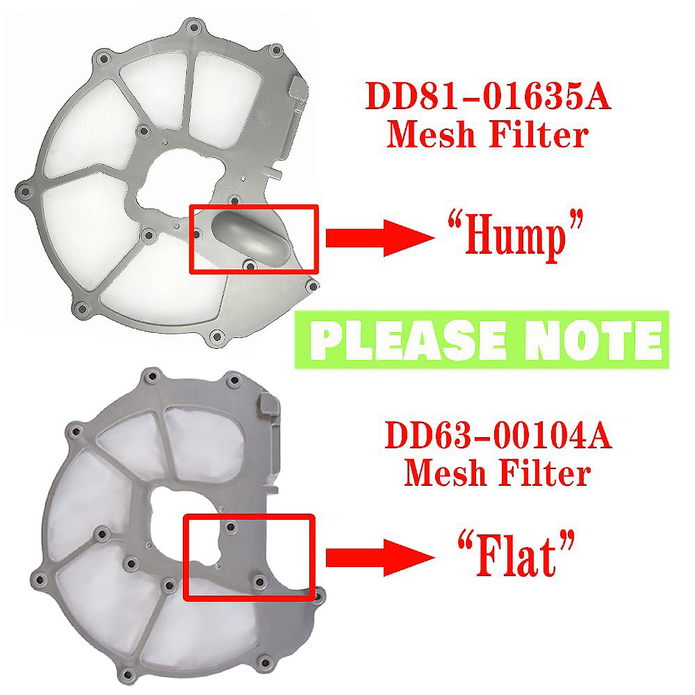 DD81-01635A (DD63-00104A) Sam-sung Filtr siatkowy do zmywarki "wersja garbowa" - kompatybilny ze zmywarką Samsung (OEM)