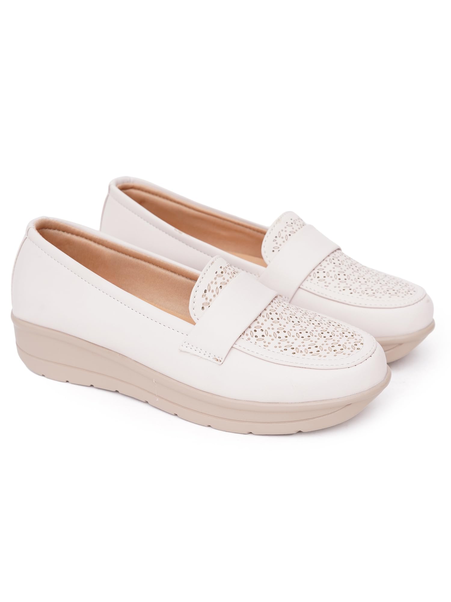 Elegant Synthetic Loafers for Women & Girls | Slip-On Comfort Shoes | Office, Casual, Travel & Everyday Walking-image-19