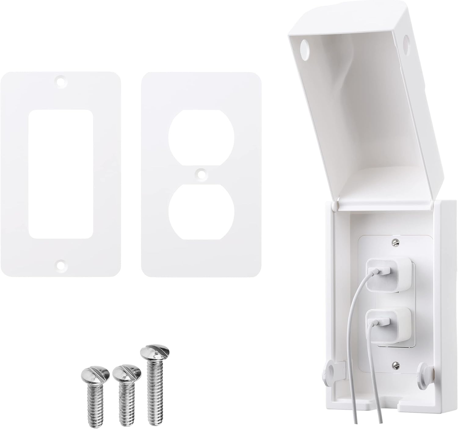 Bates Baby Safety Outlet Cover Box, Outlet Covers Baby Proofing, Plug