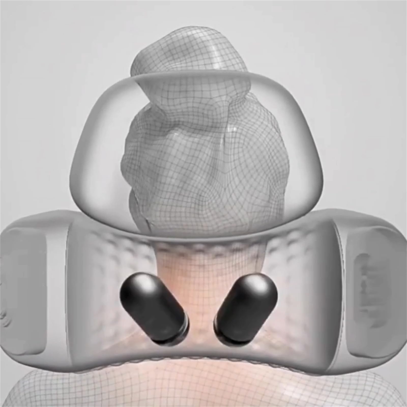 acurion thera kissen 3-in-1 Nackenmassagekissen mit Wärmefunktion, ergonomisch und verstellbar, für maximalen Komfort