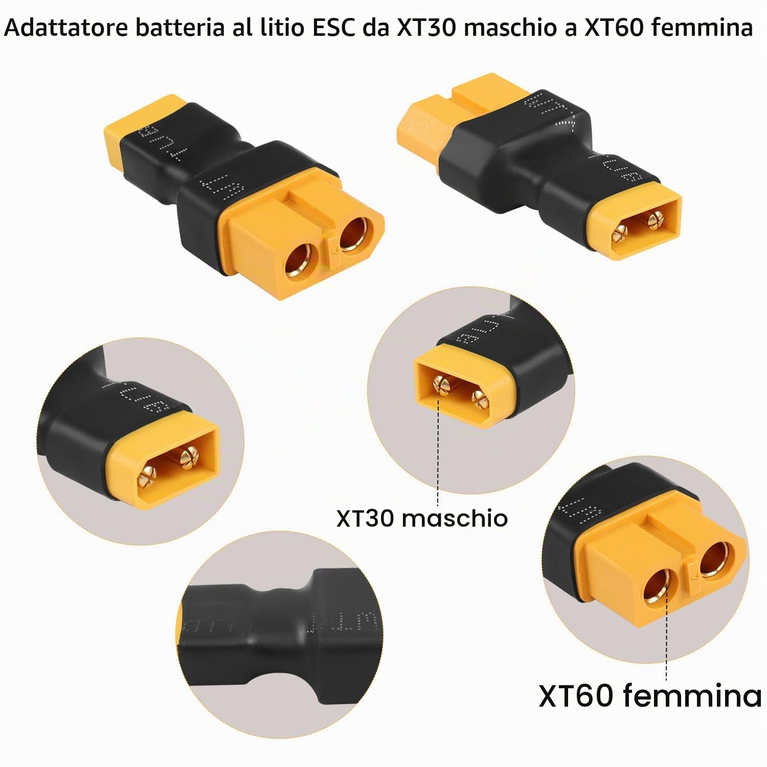 Cavo Alimentazione DC Maschio XT30 Per Starlink Mini E Pannelli Solari – Impermeabile, 3m