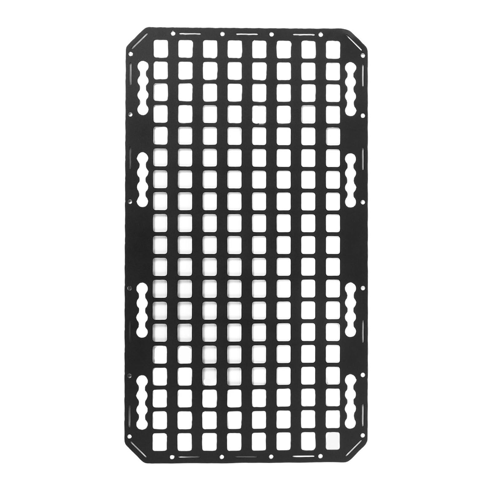 ASHATA Pannello Molle per Pianale di Camion, Pannello Portaoggetti con Binario a L in Alluminio 768x432x2mm, Organizzatore Multifunzionale per Veicoli per Auto SUV Pickup Trucks RV