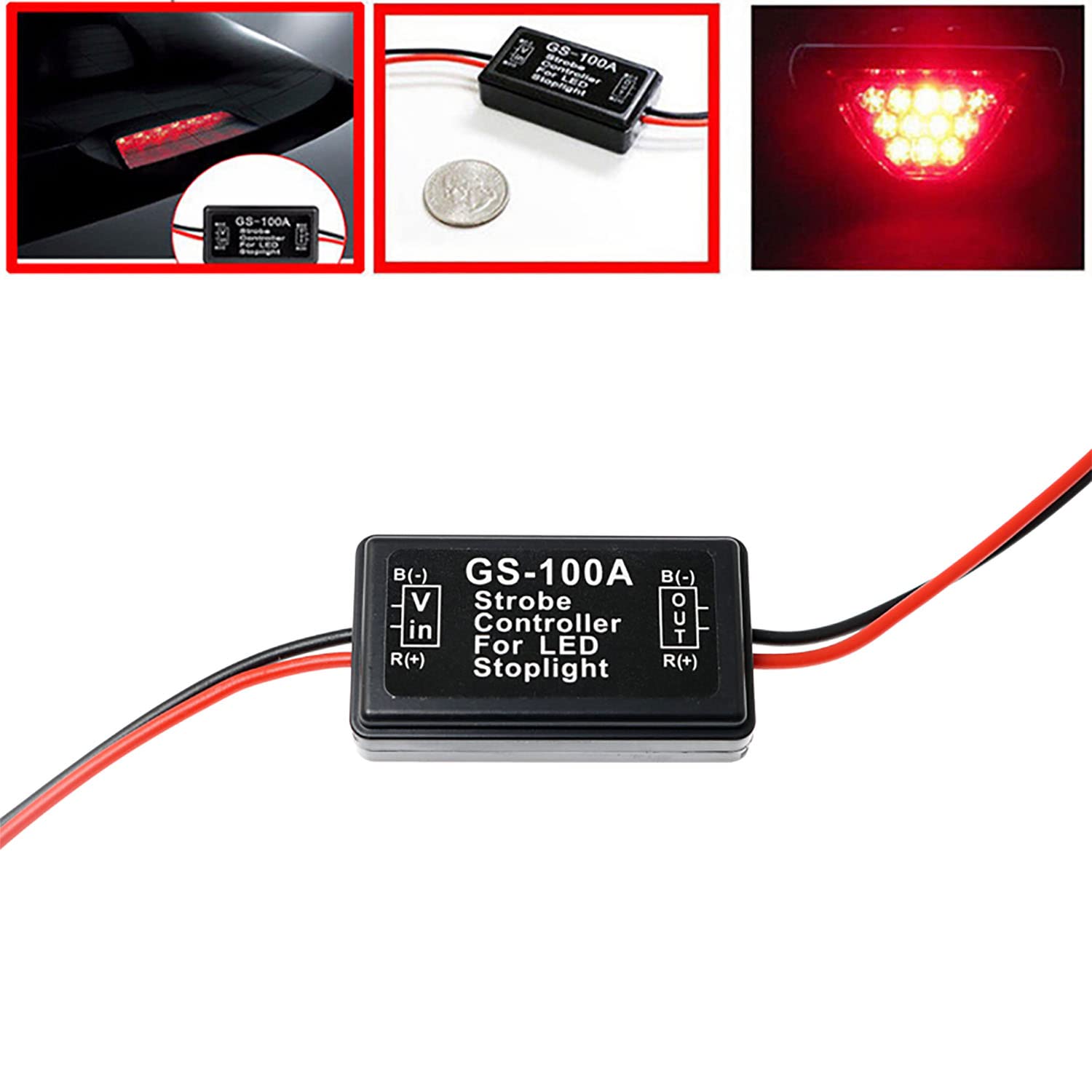 Flash Ligth Module 1pc Brake Light Flash Controller Module GS-100A Flash, 56% OFF