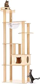 キャットタワー 木製 高さ170cm 宇宙船カプセル 大型猫 据え置き型 キャットタワー 木製 高さ170cm 宇宙船カプセル 大型猫 据え置き