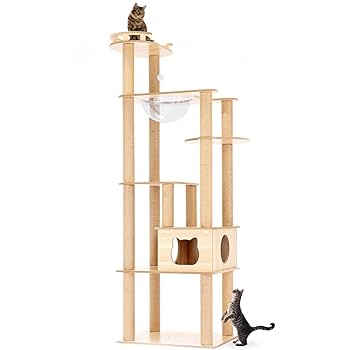 ファンタジーキングダムキャットタワー キャトリー キングダム キャットツリー 199cm 木製キャット