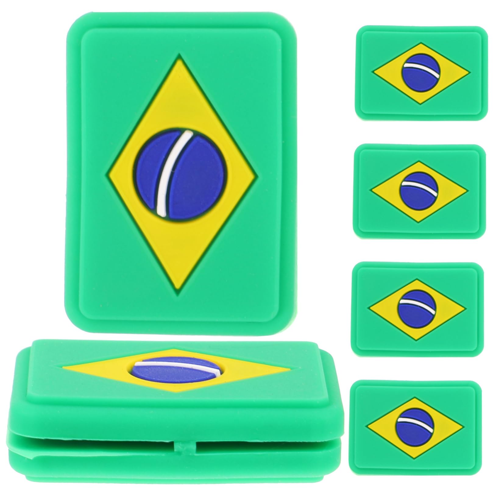 BESTonZON Ammortizzatori per Tennis Silicone Riduzione delle Facile Applicare Compatibile con Diverse Racchette per Giocatori Tennis E Accessori Sportivi 6