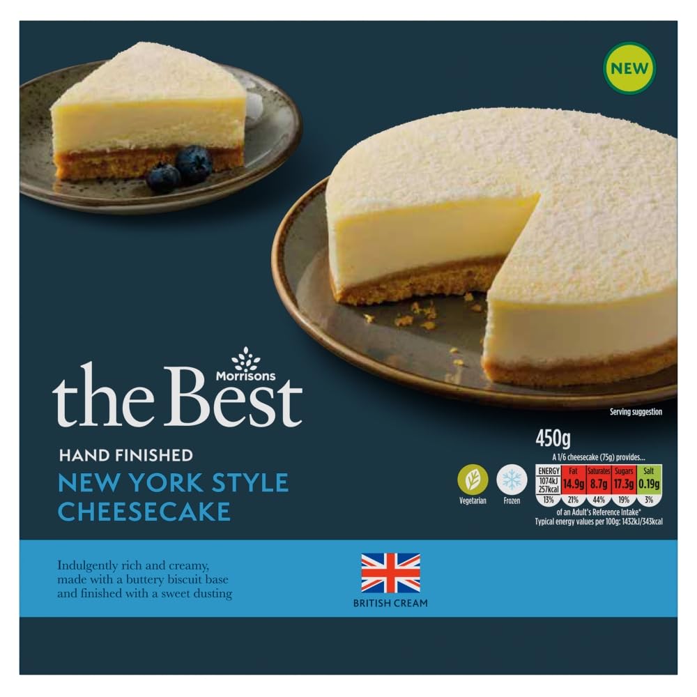Morrisons The Best New York Cheesecake, 550g (Frozen)