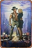 VFGTBBNY Crocodile Dundee Poster Funny Retro Wall Decor 8x12 Inches Aluminum Wall Art For Home Doors Gardens Bars Restaurants Cafes Offices Shops Clubs Metal Sign And Gifts