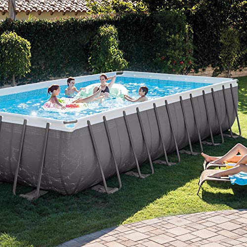 Intex-24ft-X-12ft-X-52in-Ultra-Frame-Rectangular-Pool-Set-with-Sand-Filter-Pump-Ladder-Ground-Cloth-Pool-Cover Intex 24ft X 12ft X 52in Ultra Frame Rectangular Pool Set with Sand Filter Pump Ladder Ground Cloth Pool Cover