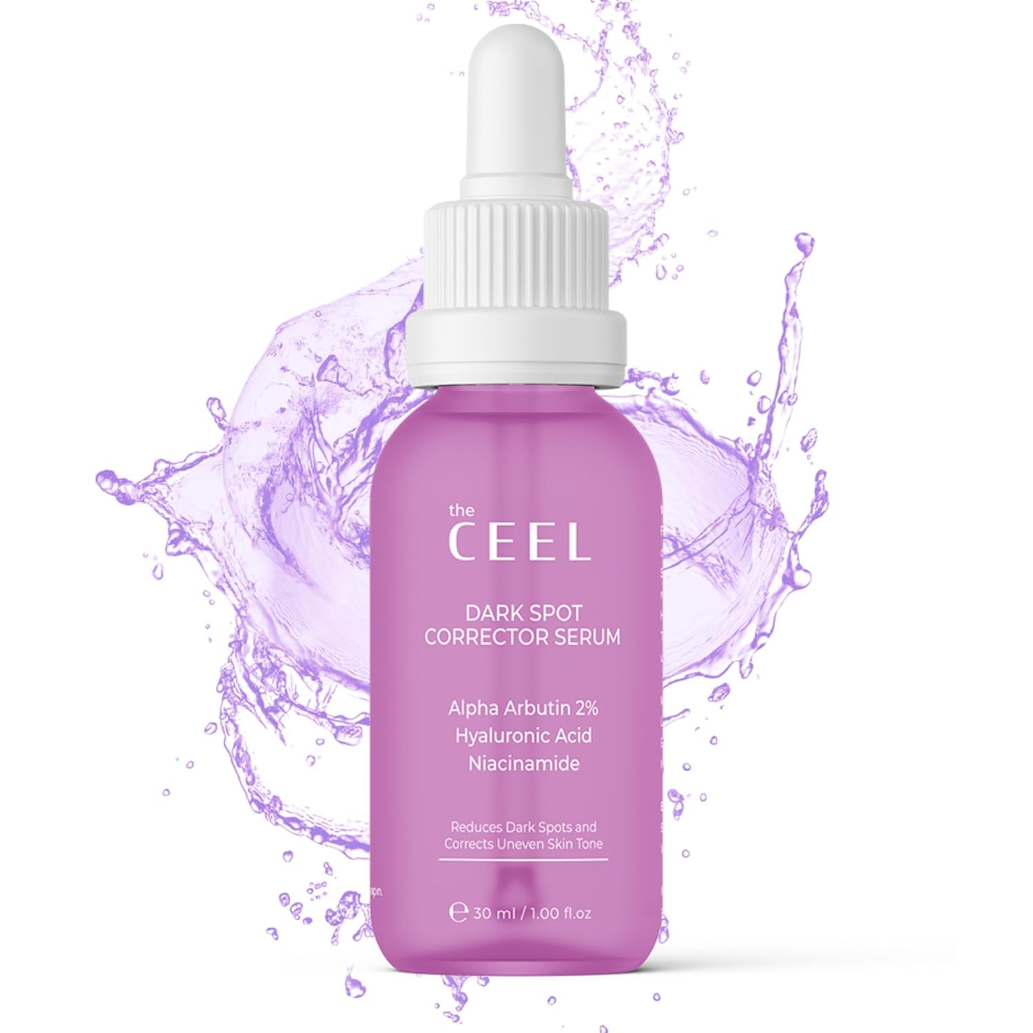 The Ceel Leke Karşıtı ve Cilt Tonu Eşitleyen Cilt Serumu, Glutatyon & Niacinamide Etkili 30 ml