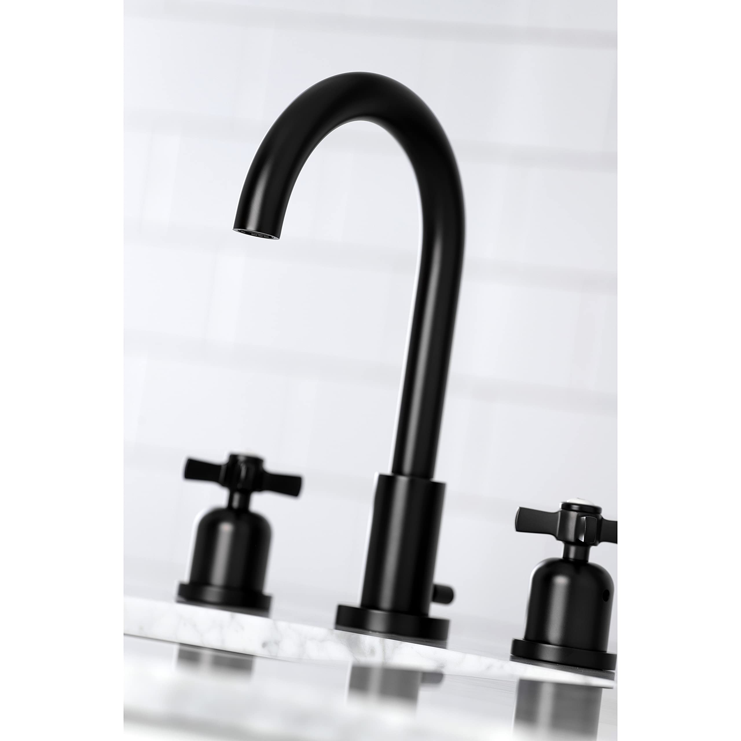 Kingston Brass Fsczx Millennium Widespread Bathroom Faucet 5 3 8 Inch In Spout Reach Matte Black 並行輸入品 Pelhwnrtz9 住宅設備 Www Anchorcm Net