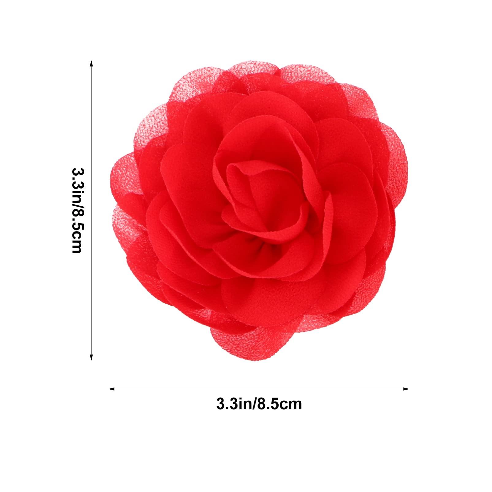 Frcolor 20 horquillas para el pelo con rosas y flores para mujeres y niñas.
