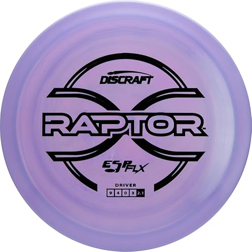 Discraft Disco de golf ESP FLX Raptor de 6.00-6.07 oz de distancia