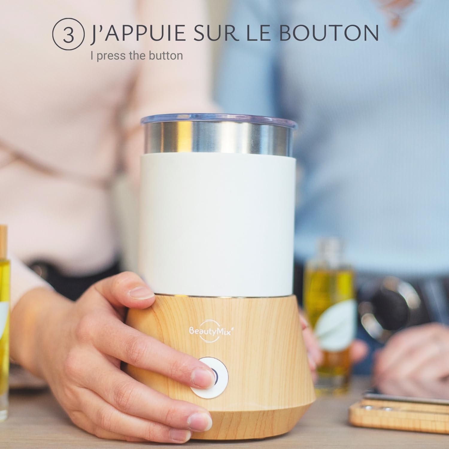 Il robot BeautyMix e la sua bilancia di precisione - Il robot cosmetico per la casa - Ideale per creare cosmetici, prodotti per l'igiene e la cura della casa in modo facile e veloce - BeautyMix