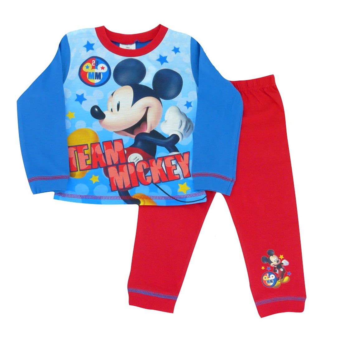 Tdp Textiles Mickey Mouse (33727) Blue Disney Mickey Mouse 33727 Cotton Pyjamas Set 4-5 Years