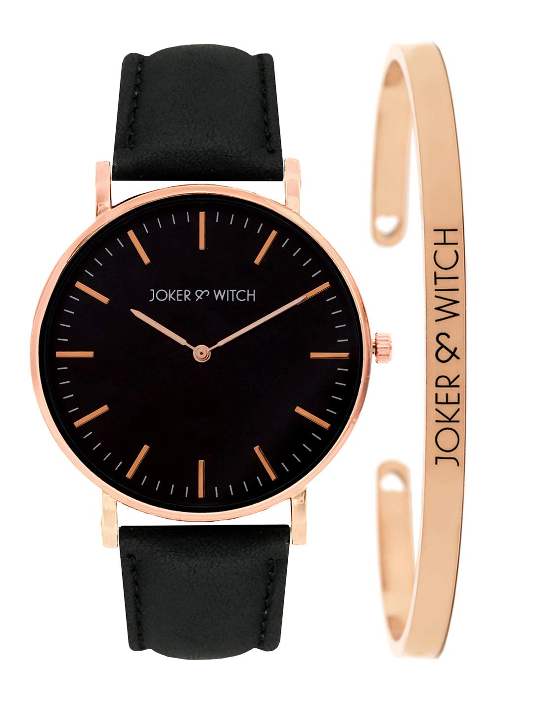 Joker & Witch Stainless Steel Midnight Beauty Analogue Watch Bracelet Stack For Women, Black Dial, Black Band (B08T9D3KDB) Amazon Price History, Amazon Price Tracker