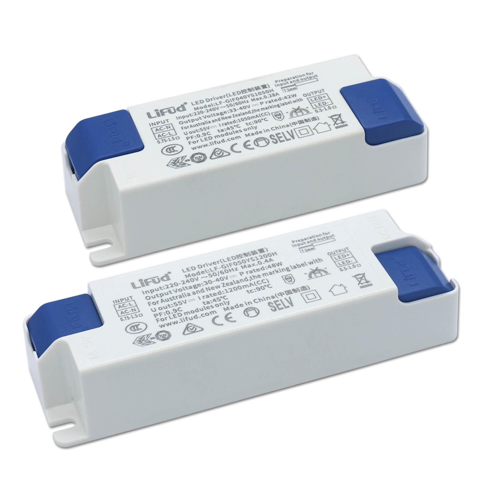 FCARUMIQP LED Flame Retardant Driver 28W 30W 32W 34W 36W 38W 40W 42W 48W Lighting AC 220-240V to 33-40V Power Supply 1PCS(40W 33-40V 1000mA)