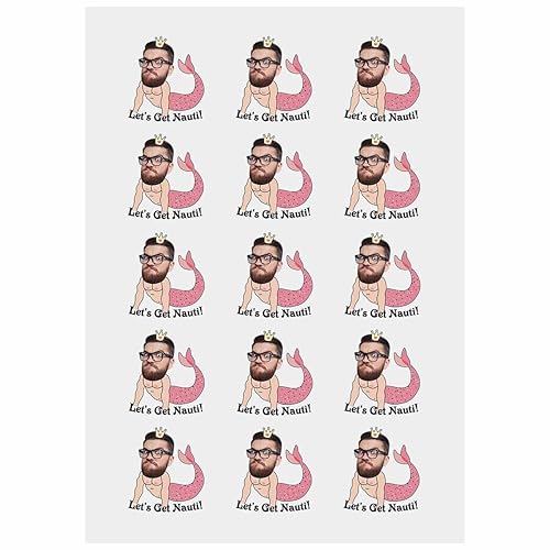 Miniatura 9 de Tatuajes temporales personalizados con foto, suministros de despedida de soltera, tatuajes personalizados cara de novios, tatuajes temporales falsos