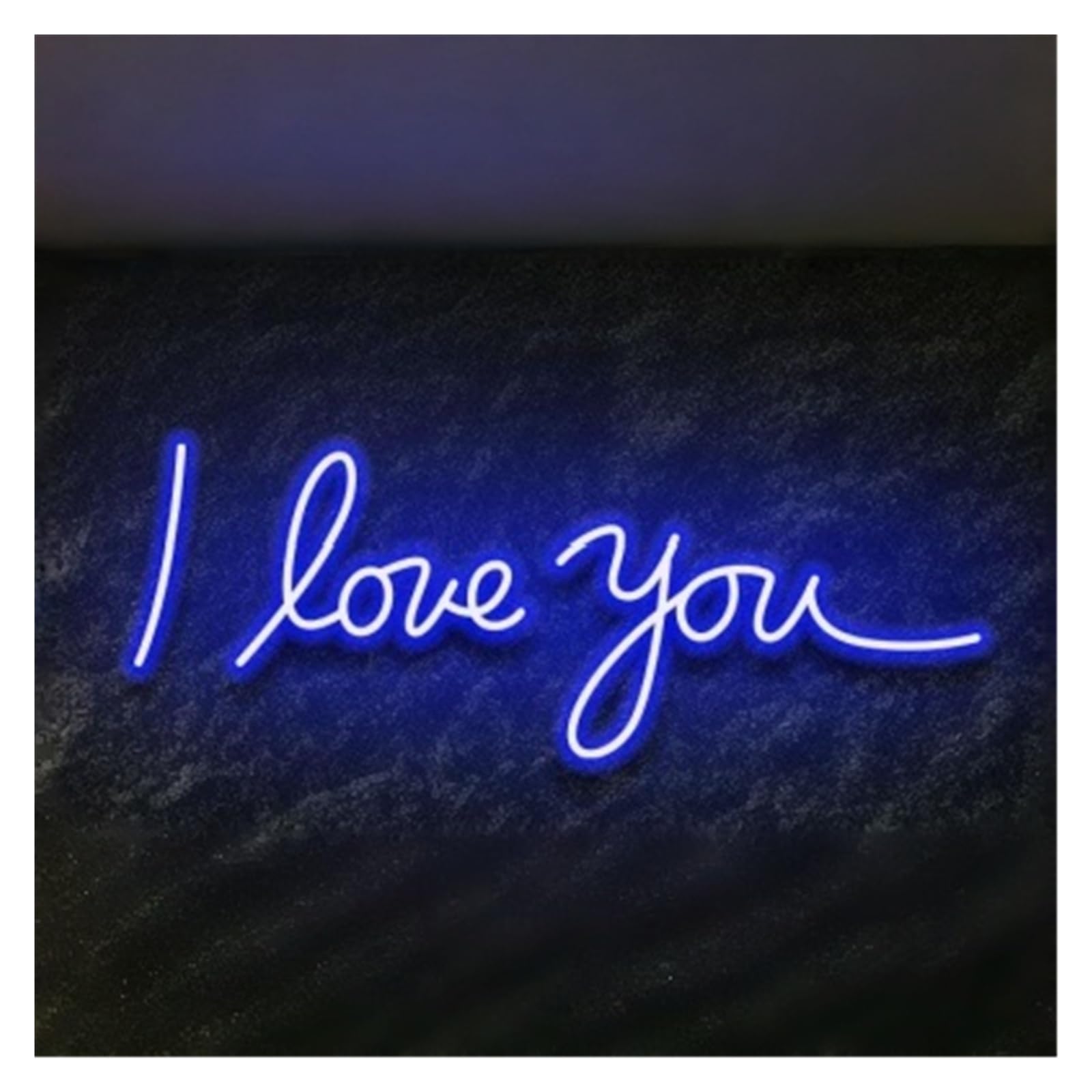 RONGCH Hanging Art Signs I Love You Neon Sign Gameroom Bedroom Bar Livingroom Birthday Party Wall Decoration Proposal and Engagement 50cm