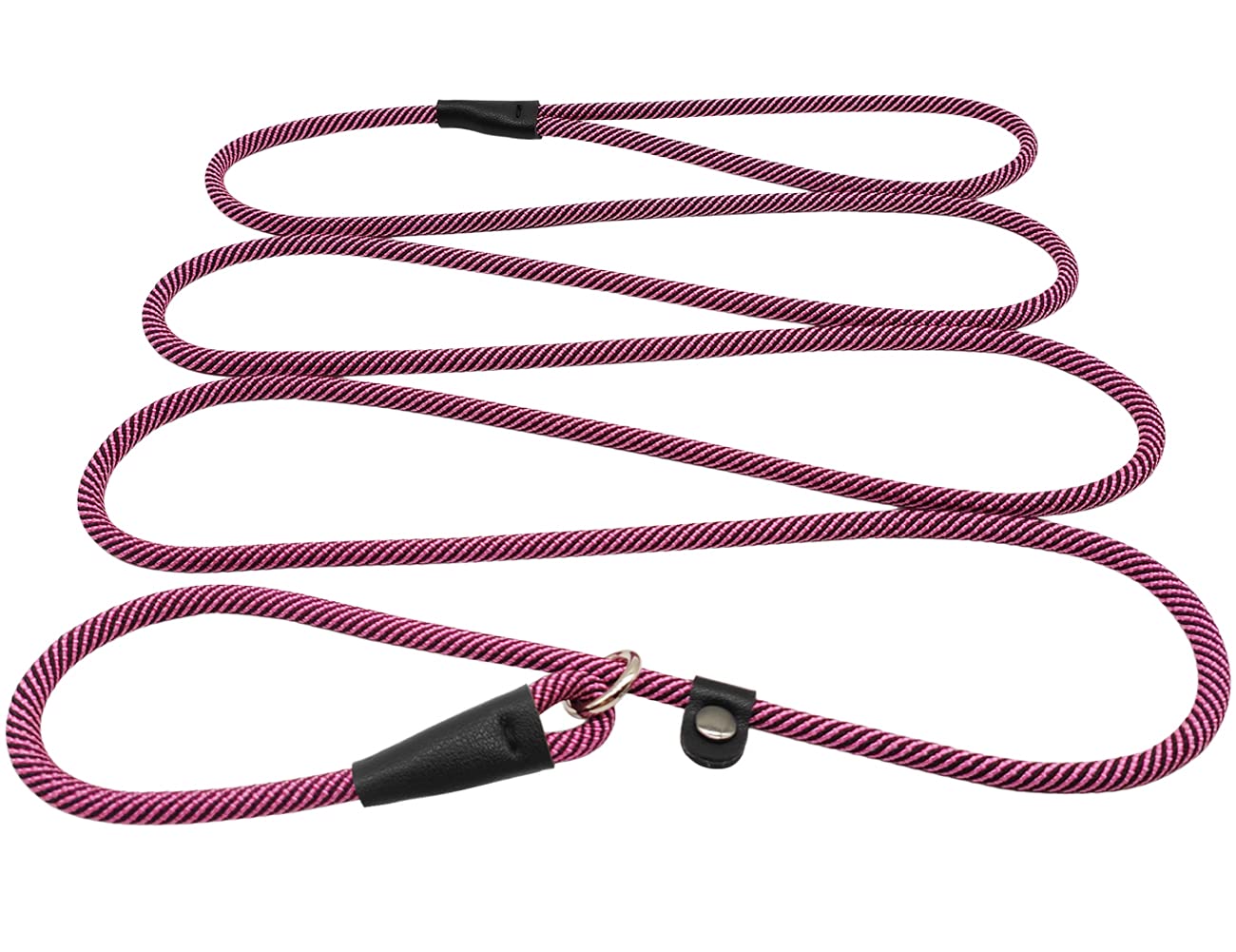 Pink 8 FT Adjustable No- Pull Dog Leash for Small and Medium Pets