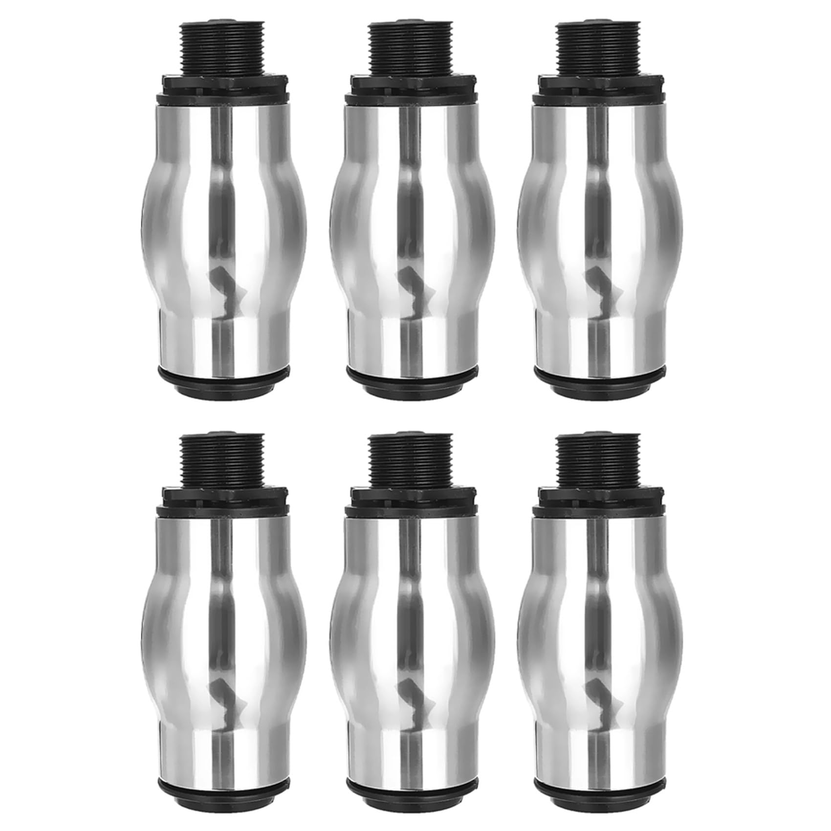 Jnchdghwa Silver 6X Stainless Steel Foamy Fountain Nozzle Water Sport Pond Head Sprinkler Dn25